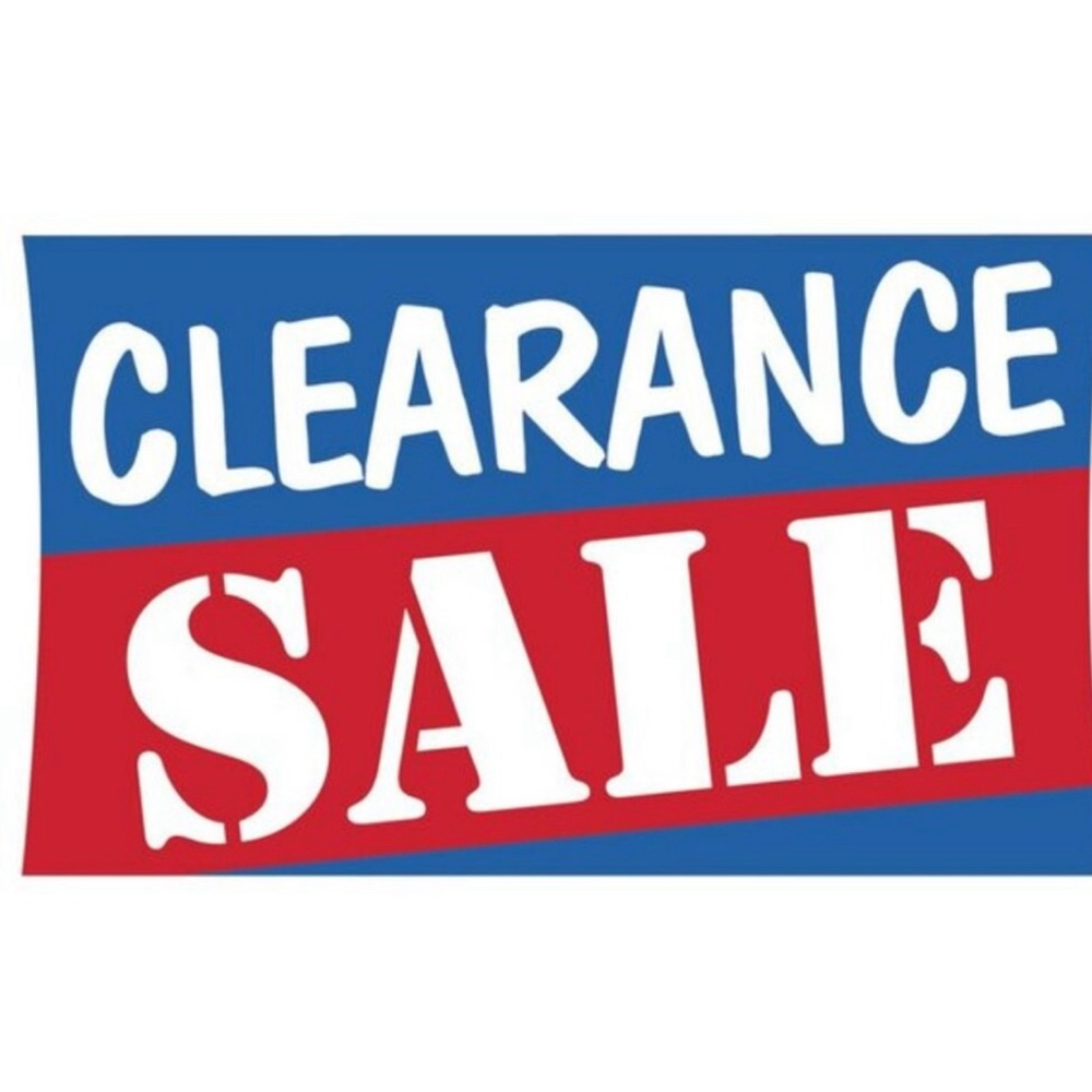 Clearance Sale Sign